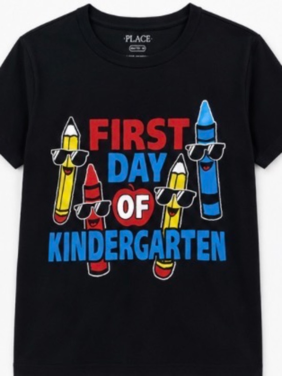 The Children's Place Other - The Children's Place "First Day of Kindergarten" Graphic T-Shirt – Boys XXL (16)